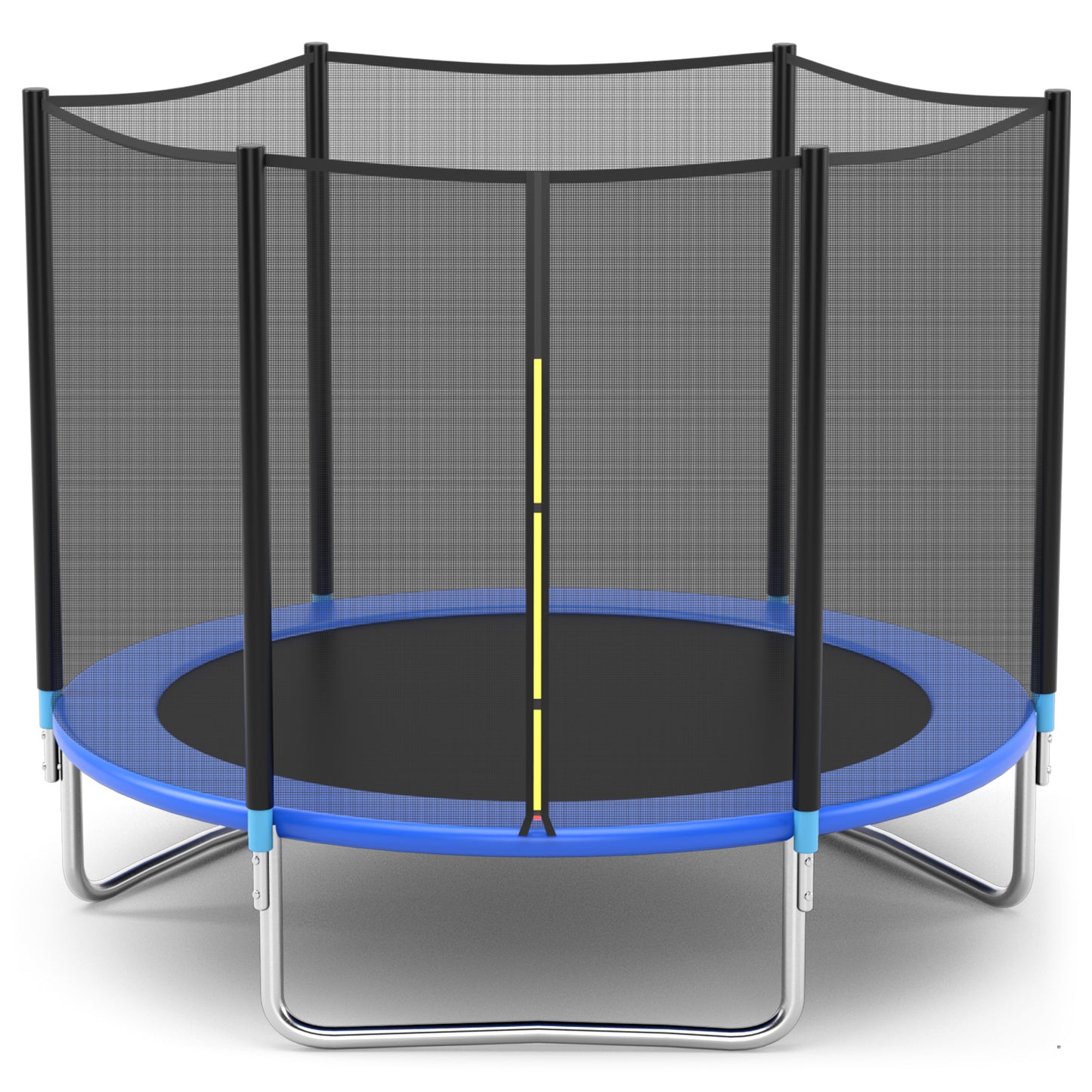 8 feet Safety Jumping Round Trampoline with Spring Safety Pad, Black Trampolines at Gallery Canada