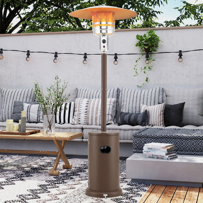 50000 BTU Propane Patio Heater with Round Table Design, Brown Patio Heaters at Gallery Canada