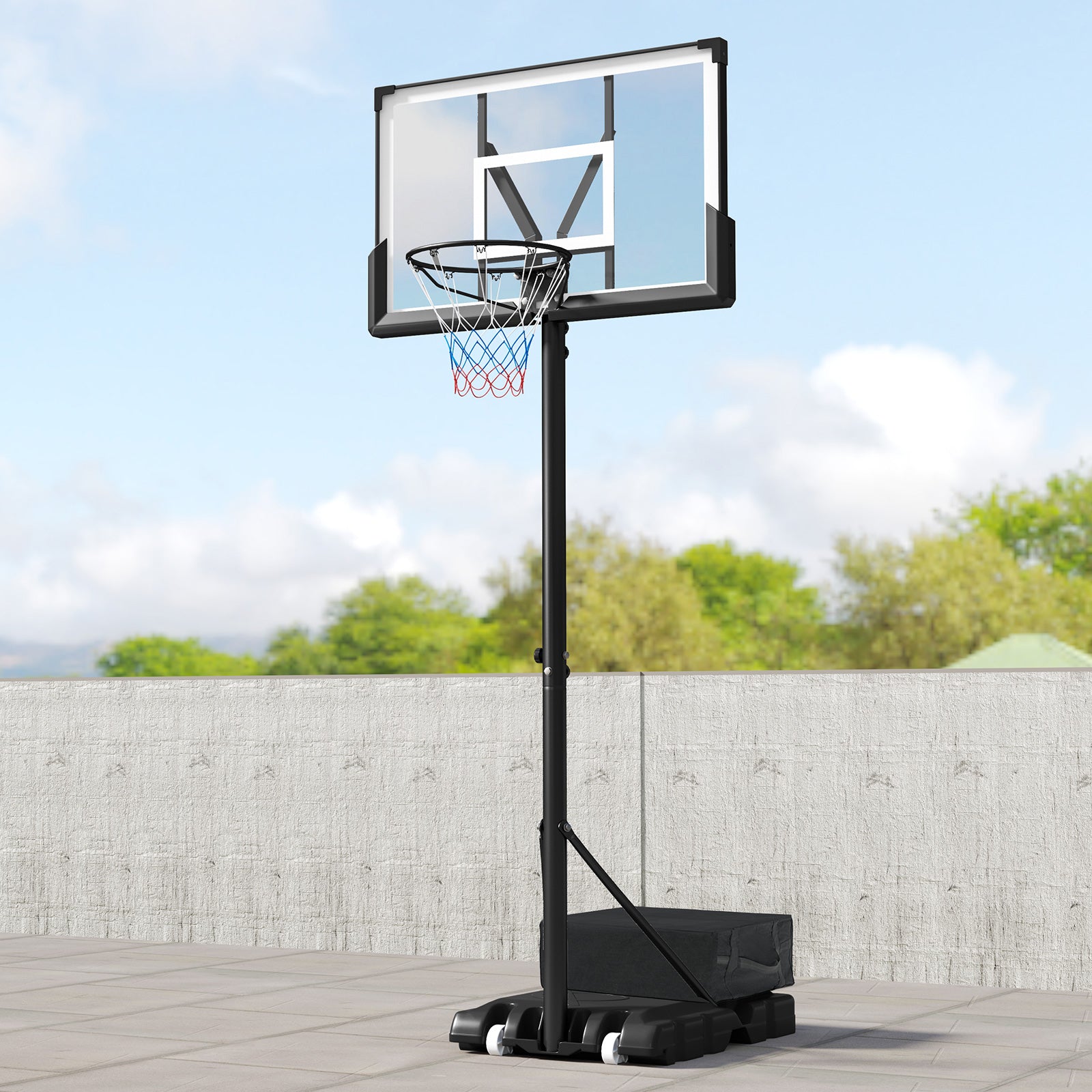 Portable Basketball Hoop Outdoor Basketball Goal System Adjustable for Kids Teens Adults Sport Equipments at Gallery Canada
