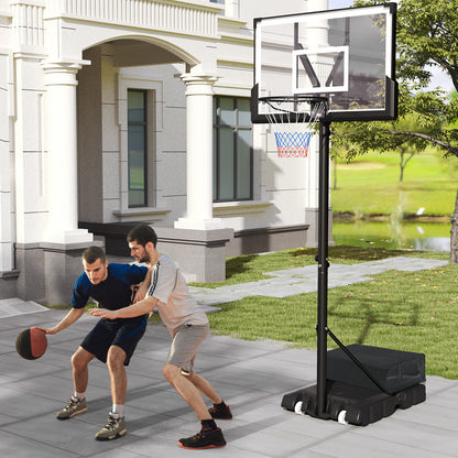 Portable Basketball Hoop Outdoor Basketball Goal System Adjustable for Kids Teens Adults Sport Equipments at Gallery Canada