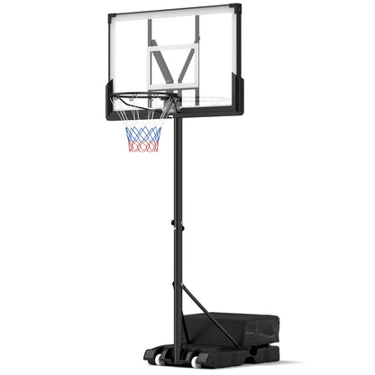 Portable Basketball Hoop, Outdoor Goal System, Adjustable For All Ages