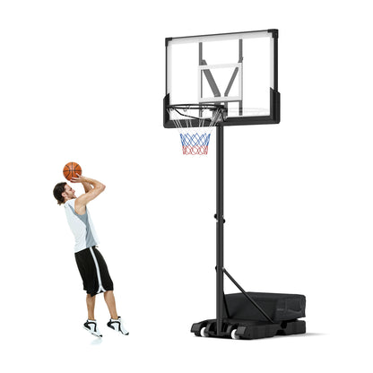 Portable Basketball Hoop Outdoor Basketball Goal System Adjustable for Kids Teens Adults Sport Equipments at Gallery Canada