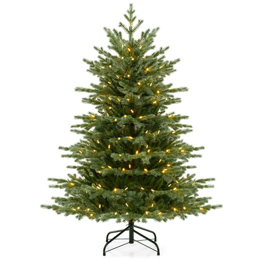 5/6/7 Feet Artificial Christmas Tree, 1426/2116/3156 PVC, 200/300/400 LED Lights, Green Christmas Tree Green at Gallery Canada