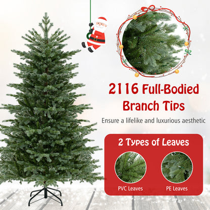 Artificial Christmas Tree, 5/6/7 Feet, With LED Lights, Green Christmas Tree at Gallery Canada