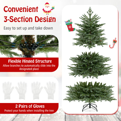 Artificial Christmas Tree, 5/6/7 Feet, With LED Lights, Green Christmas Tree at Gallery Canada