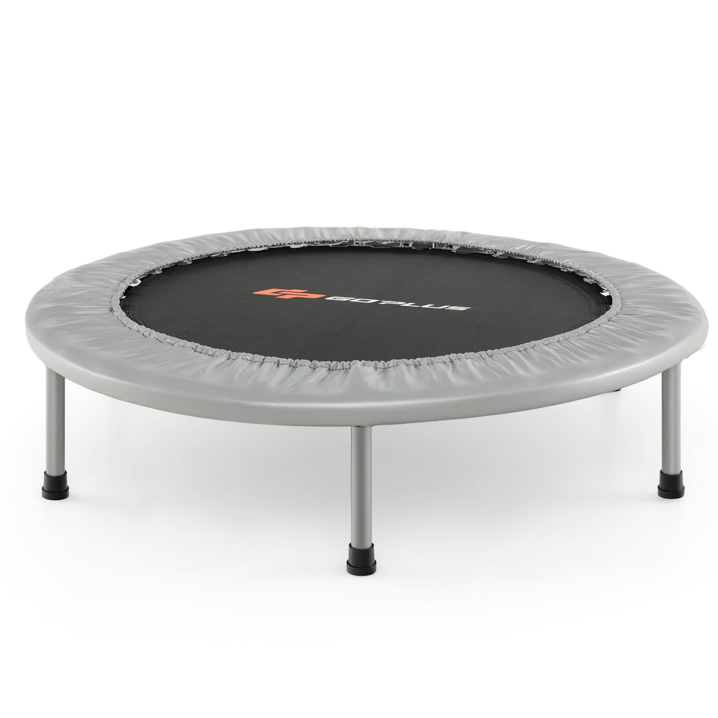 36 Inch Mini Folding Trampoline, Portable Rebounder, Silver