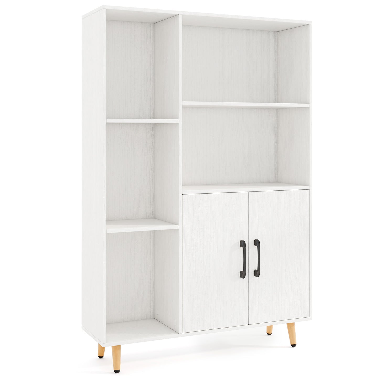 Free Standing Pantry Cabinet, 2 Door, 5 Shelves, White Cabinets & Chests at Gallery Canada