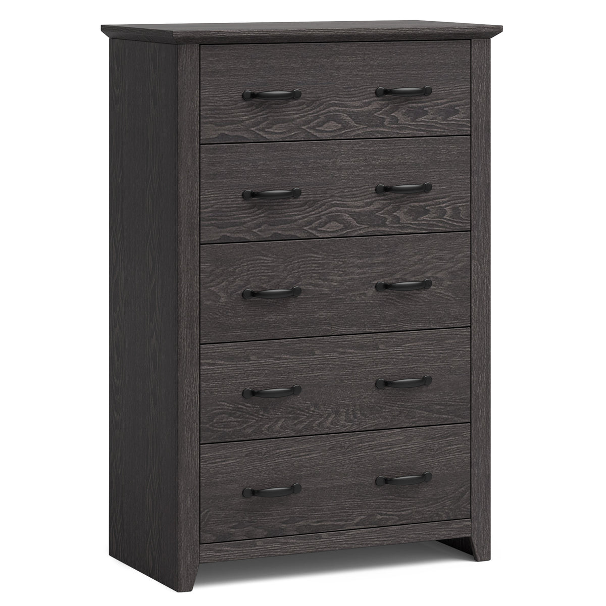 Tall Storage Dresser, 5 Pull-Out Drawers, Gray Dressers & Chests at Gallery Canada
