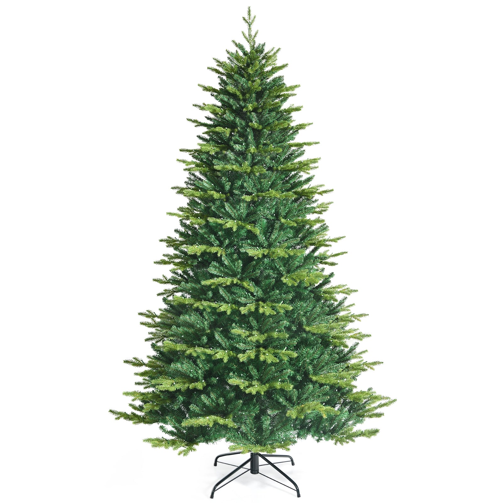Pre-Lit Artificial Hinged Christmas Tree, 8', App Controlled LED Lights, Green Christmas Tree at Gallery Canada