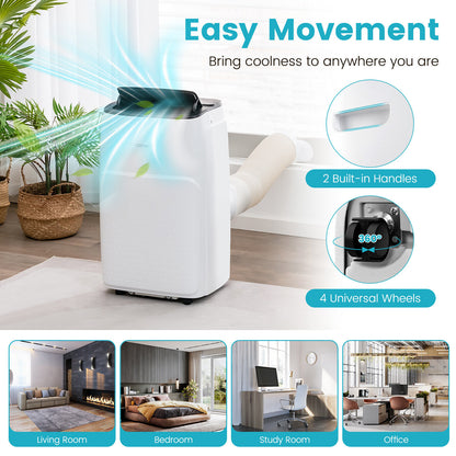 13000 BTU Portable 4-in-1 Air Conditioner with App and Voice Control, White Portable Air Conditioners at Gallery Canada