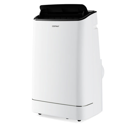 15000 BTU Portable Air Conditioner with Heat and Auto Swing, White Portable Air Conditioners White at Gallery Canada