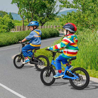 16 Inch Kids Bike Magnesium Alloy Training Bicycle Adjustable for 4 to 7 Years Old-16 inches, Blue Kids Bike at Gallery Canada