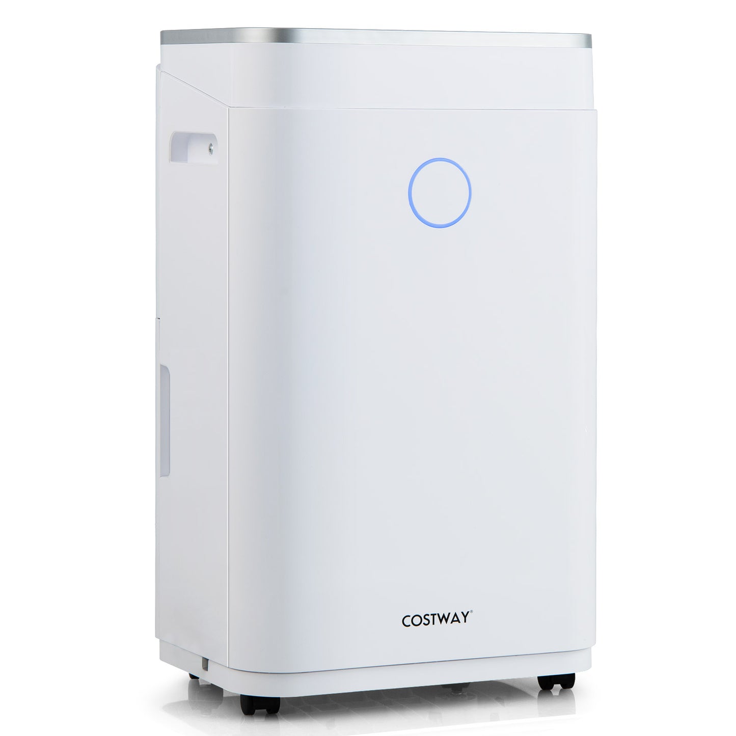 60-Pint Dehumidifier for Home and Basements 4000 Sq. Ft with 3-Color Digital Display, White Dehumidifiers White at Gallery Canada