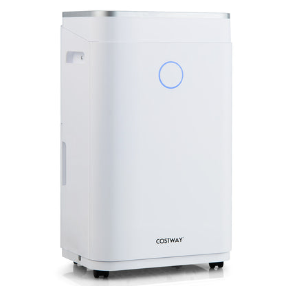 60-Pint Dehumidifier for Home and Basements 4000 Sq. Ft with 3-Color Digital Display, White Dehumidifiers White at Gallery Canada