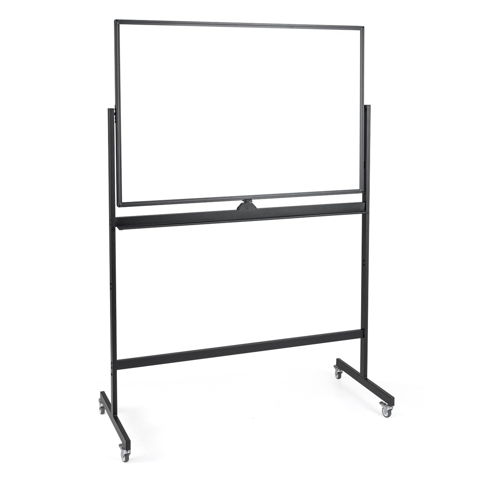 32 x 47 Inch Portable Rolling White Board, Black Home Office Black at Gallery Canada