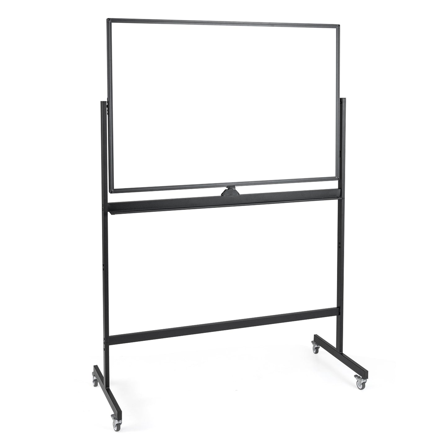 32 x 47 Inch Portable Rolling White Board, Black Home Office Black at Gallery Canada
