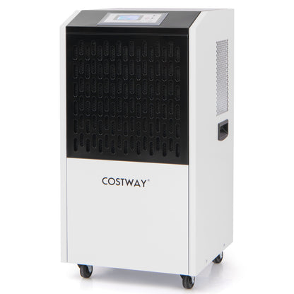 250 Pints Commercial Dehumidifier with Drain Hose Large Spaces up to 8500 Sq.Ft, White Dehumidifiers at Gallery Canada