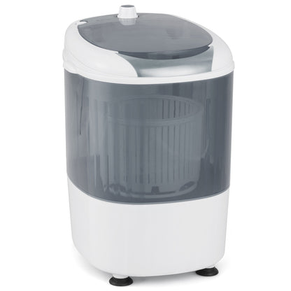 Portable Mini Washing Machine, Semi-Automatic Washer Spinner Combo, Gray Washing Machines Gray at Gallery Canada