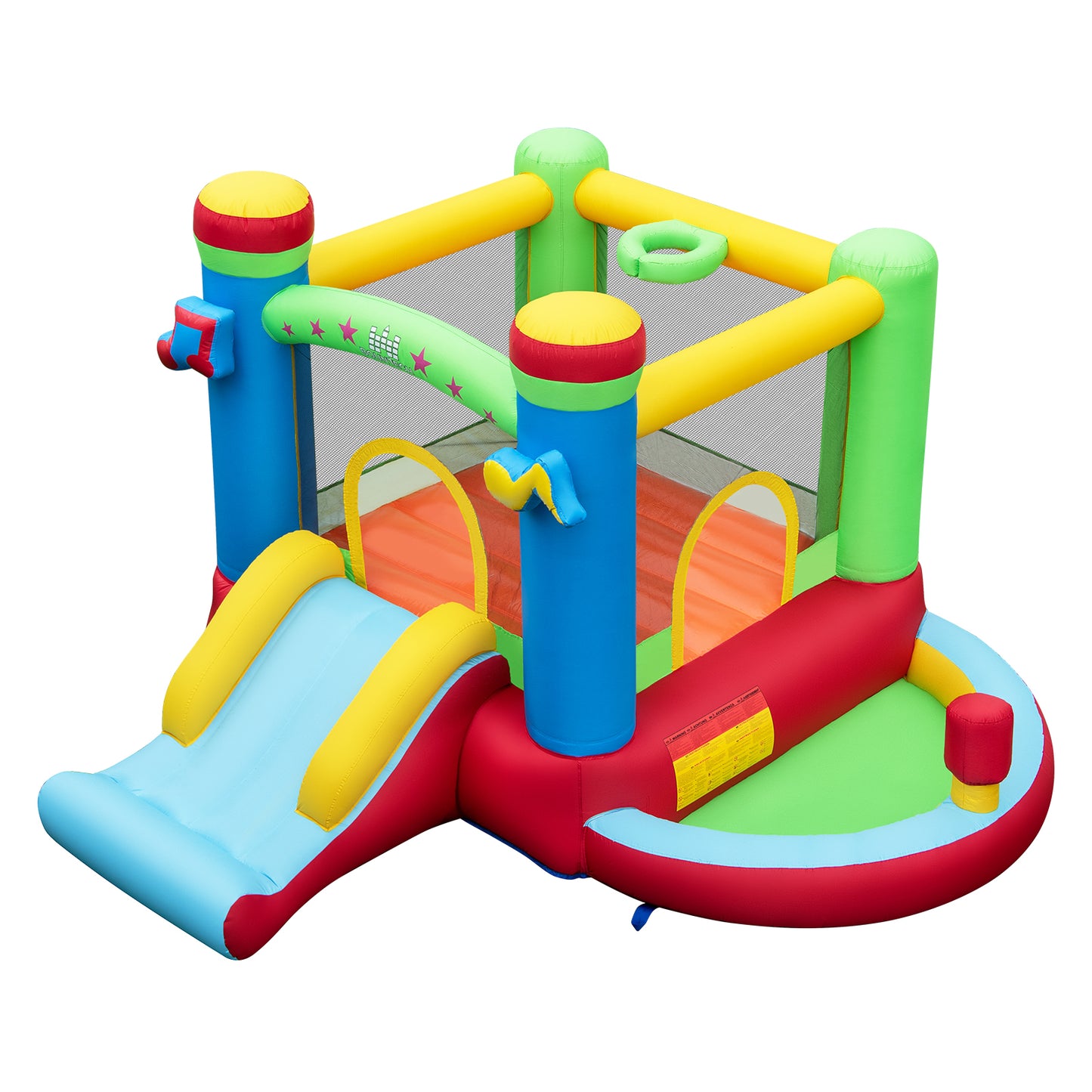 Inflatable Bounce House, Music Castle, Sound Interaction, Multicolor Bounce House at Gallery Canada