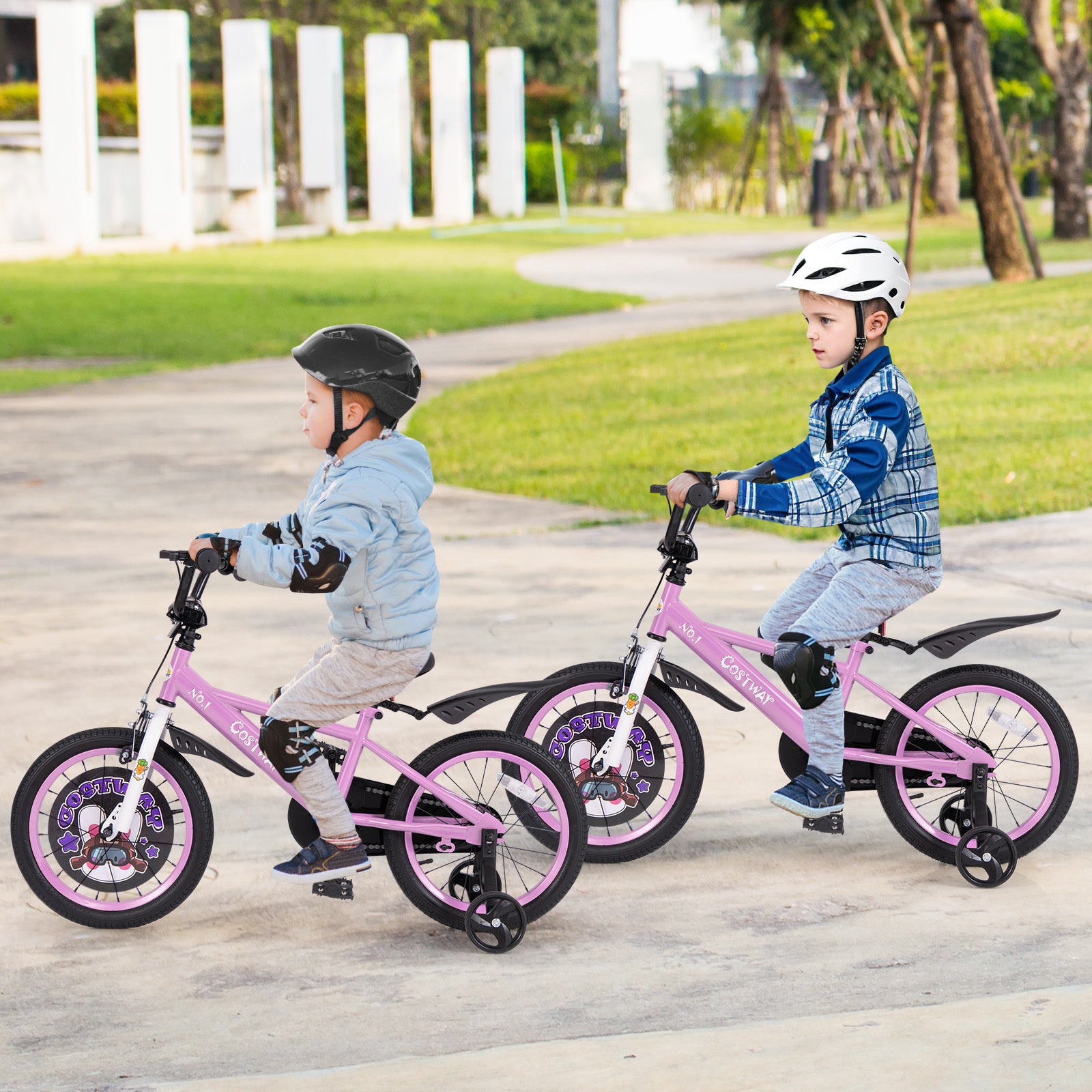 16 Inch Kids Bike for 4-8 Years Old Sport Bicycle with Adjustable Handlebar and Saddle-16 inches, Purple Kids Bike at Gallery Canada