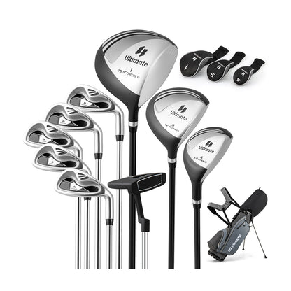 Men's Golf Club Set, 10 Pieces, Gray Golf Gray at Gallery Canada