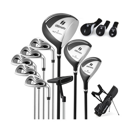 Men's Golf Club Package Set, 10 Pieces, Black Golf at Gallery Canada