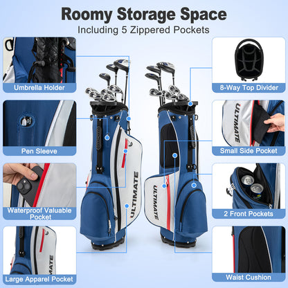 Men's Complete Golf Club Package Set, 10 Pieces, Blue Golf at Gallery Canada