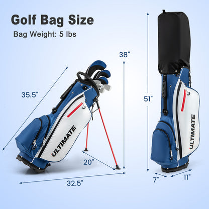 Men's Complete Golf Club Package Set, 10 Pieces, Blue Golf at Gallery Canada