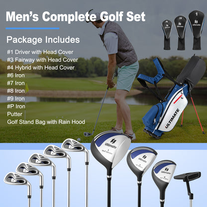 Men's Complete Golf Club Package Set, 10 Pieces, Blue Golf at Gallery Canada