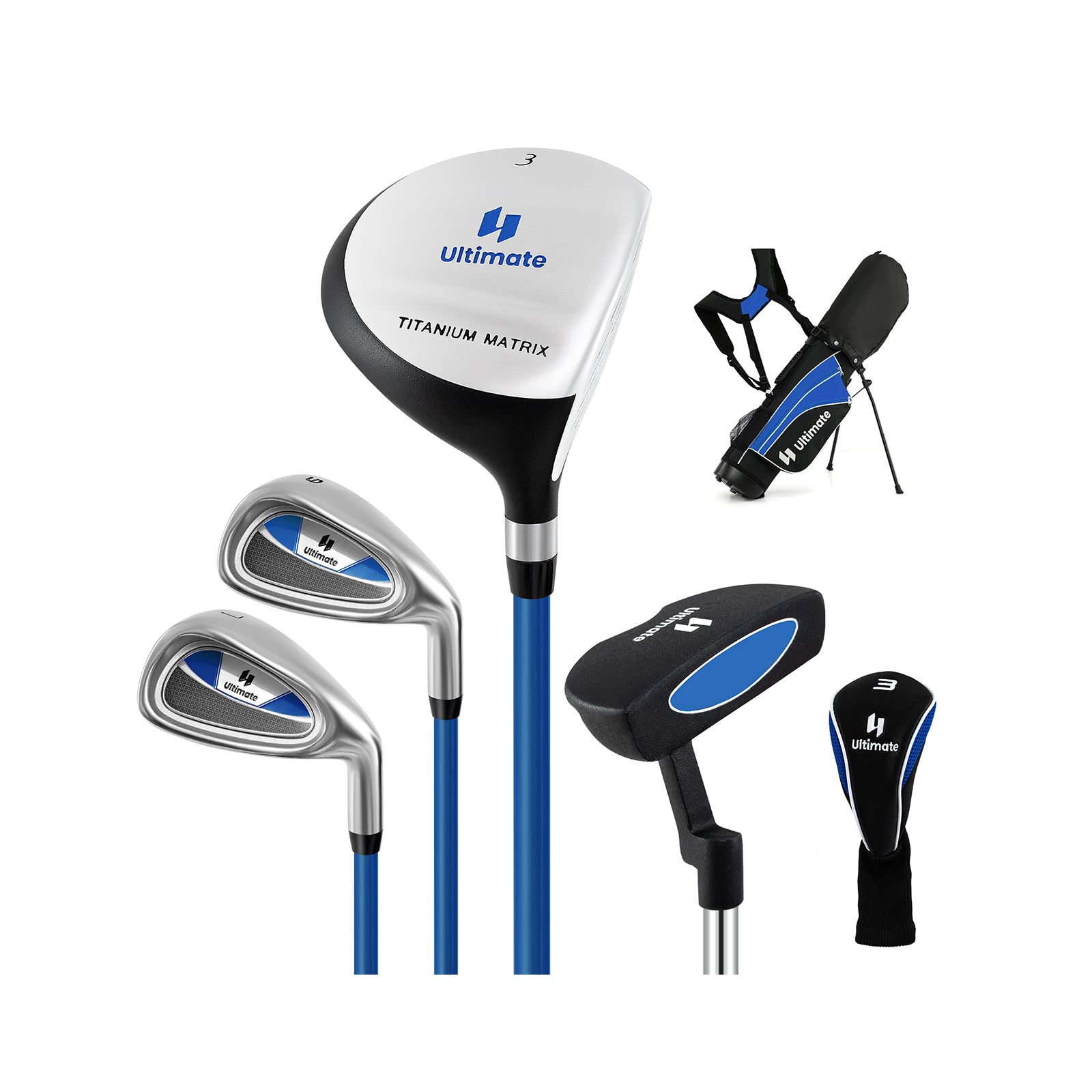 Junior Golf Club Set, Age 8-10, Blue Golf Blue at Gallery Canada