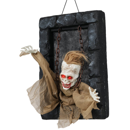 Halloween Hanging Animated Zombie Prisoner Decoration Sound-Activated Halloween at Gallery Canada