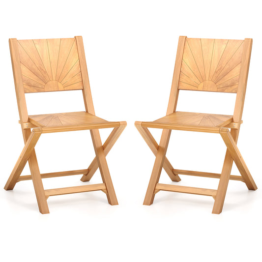 2 Folding Patio Chairs, Inclined Backrest Patio Dining Chairs Options at Gallery Canada