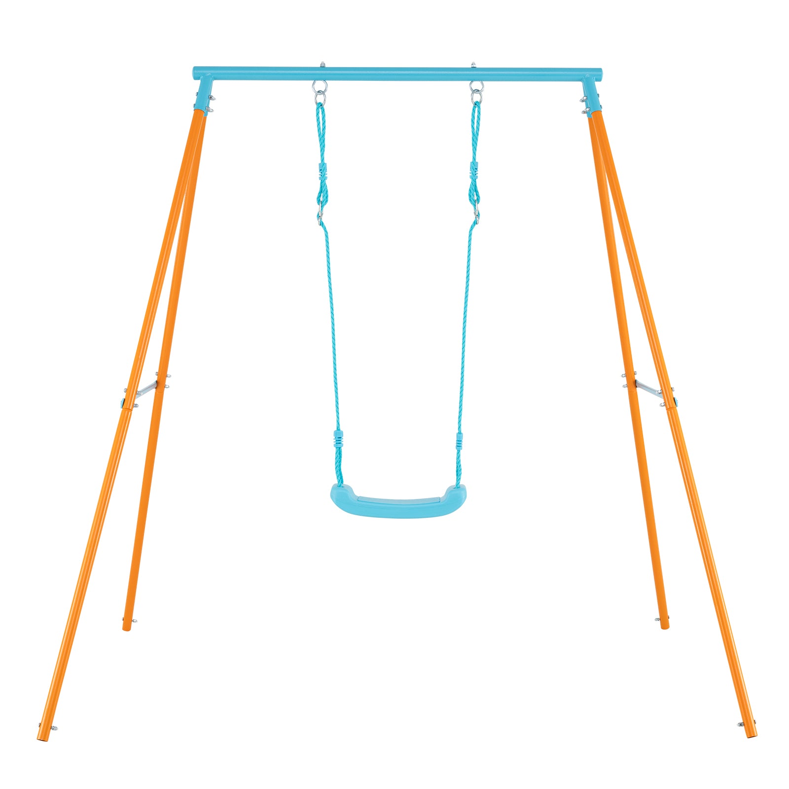 Outdoor Heavy Duty Metal Toddler Swing Set with Stand, Orange Swing & Playsets at Gallery Canada