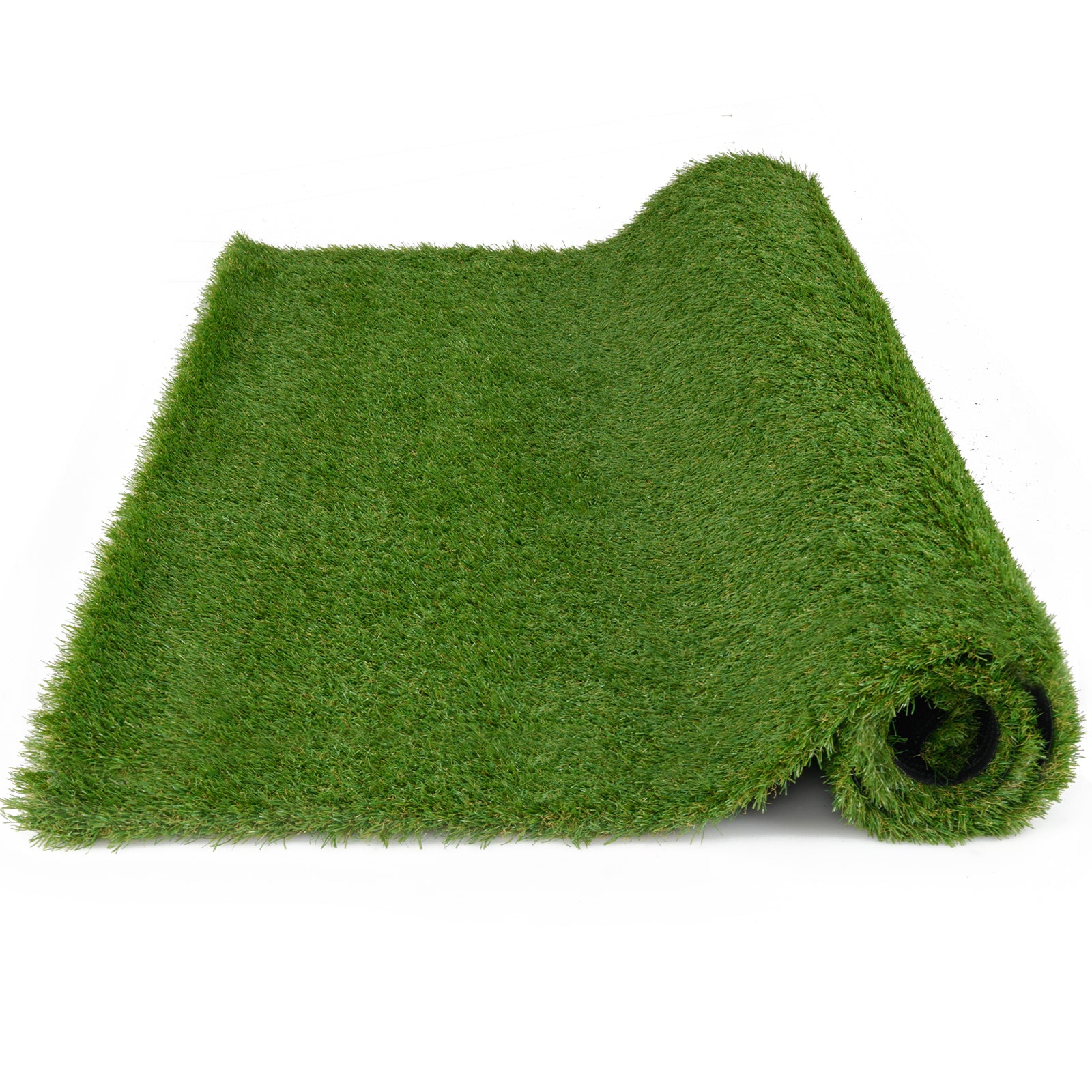 Indoor Outdoor Synthetic Turf Mat with Drainage Holes-M, Green Faux Plants Green at Gallery Canada
