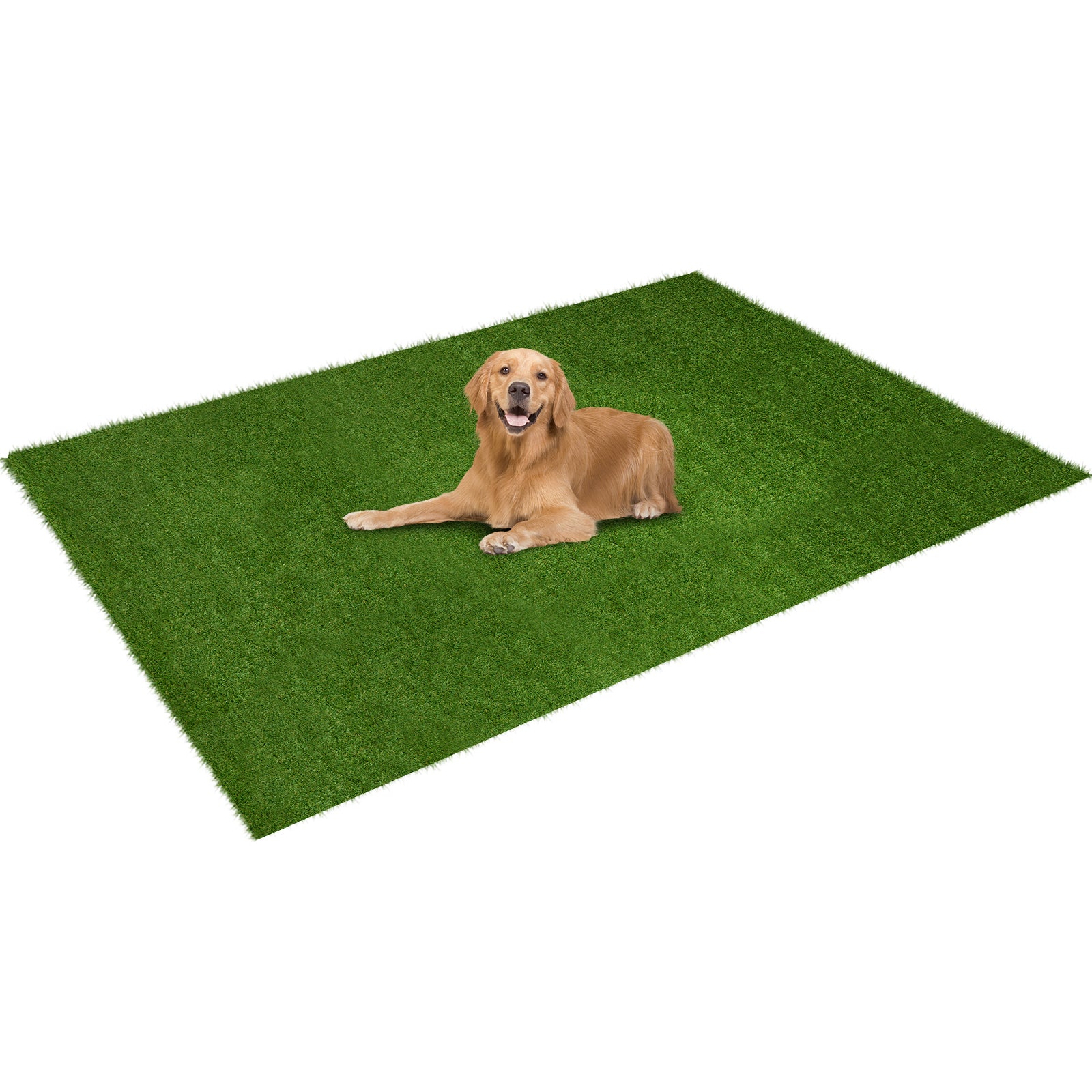 Indoor Outdoor Synthetic Turf Mat with Drainage Holes-L, Green Faux Plants at Gallery Canada