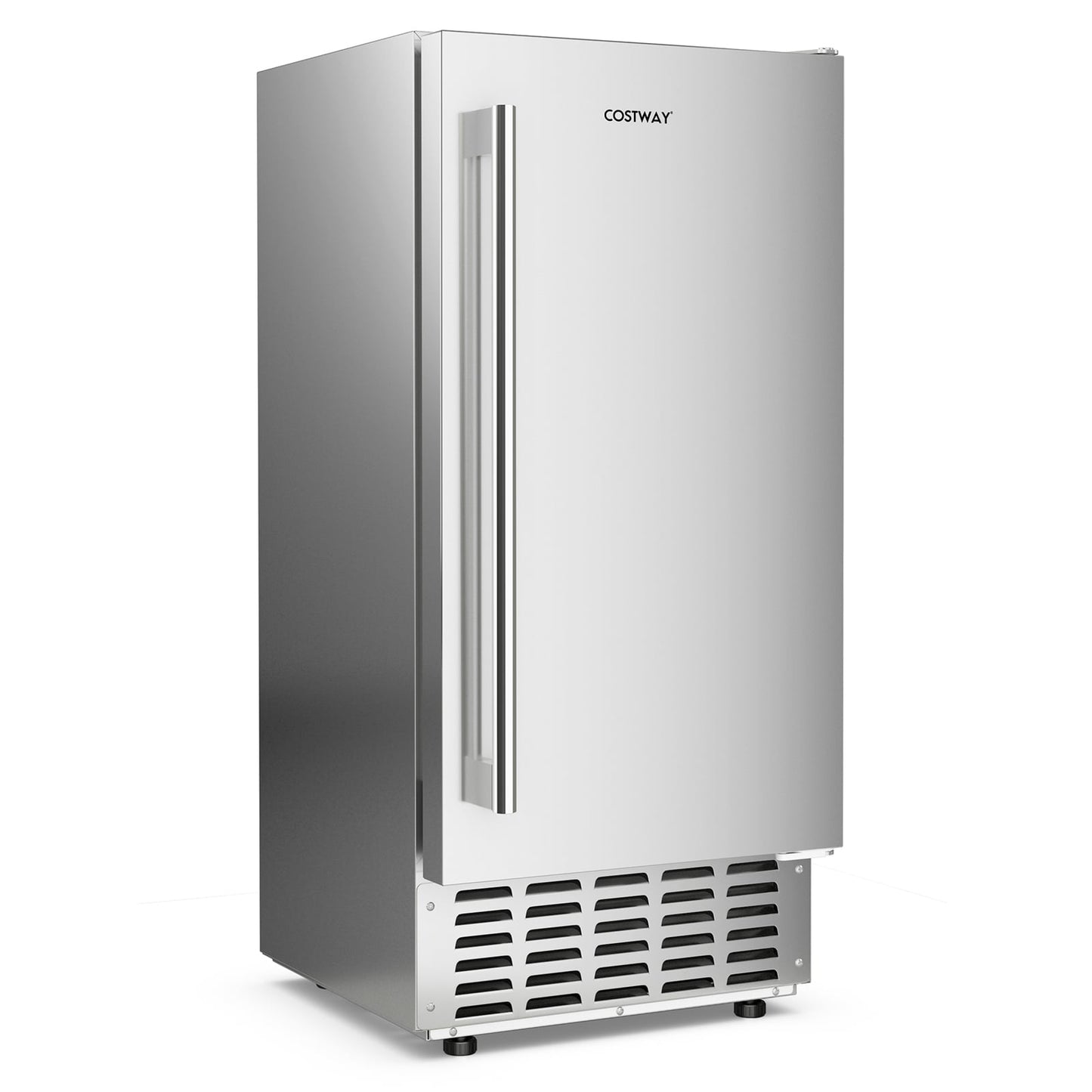 Machine à glaçons à nuggets sous comptoir, Autonettoyante, Minuterie 24H, Argenté