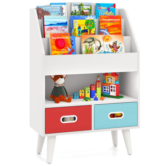 Kids Bookshelf, Open Compartment, For Toddlers 3+ Years, White Kids Storage White at Gallery Canada