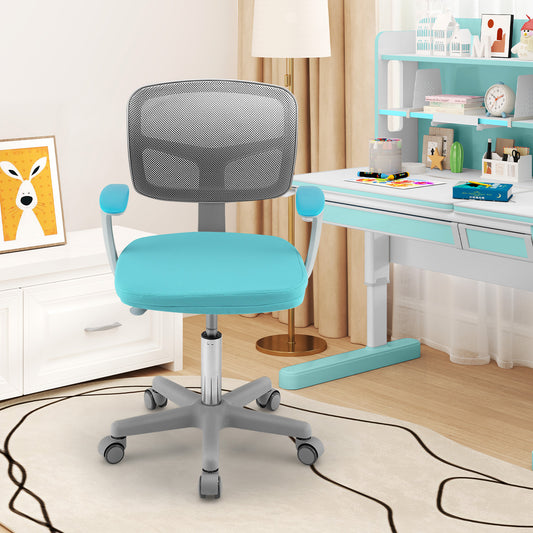 Adjustable Desk Chair with Auto Brake Casters for Kids, Green Kids Chairs & Seating Green at Gallery Canada