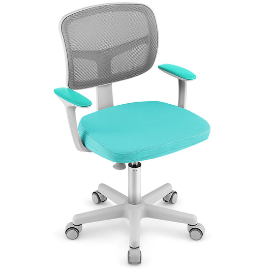 Adjustable Desk Chair with Auto Brake Casters for Kids, Green Kids Chairs & Seating Green at Gallery Canada