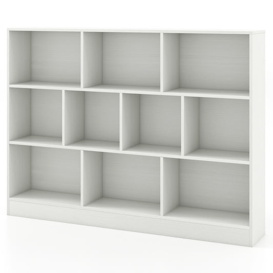 Wooden Toy Storage Organizer, 41 Inches, 10 Cubes, White Kids Storage White at Gallery Canada