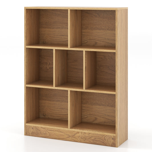 7-Section Freestanding Bookshelf, Natural Kids Storage Natural at Gallery Canada
