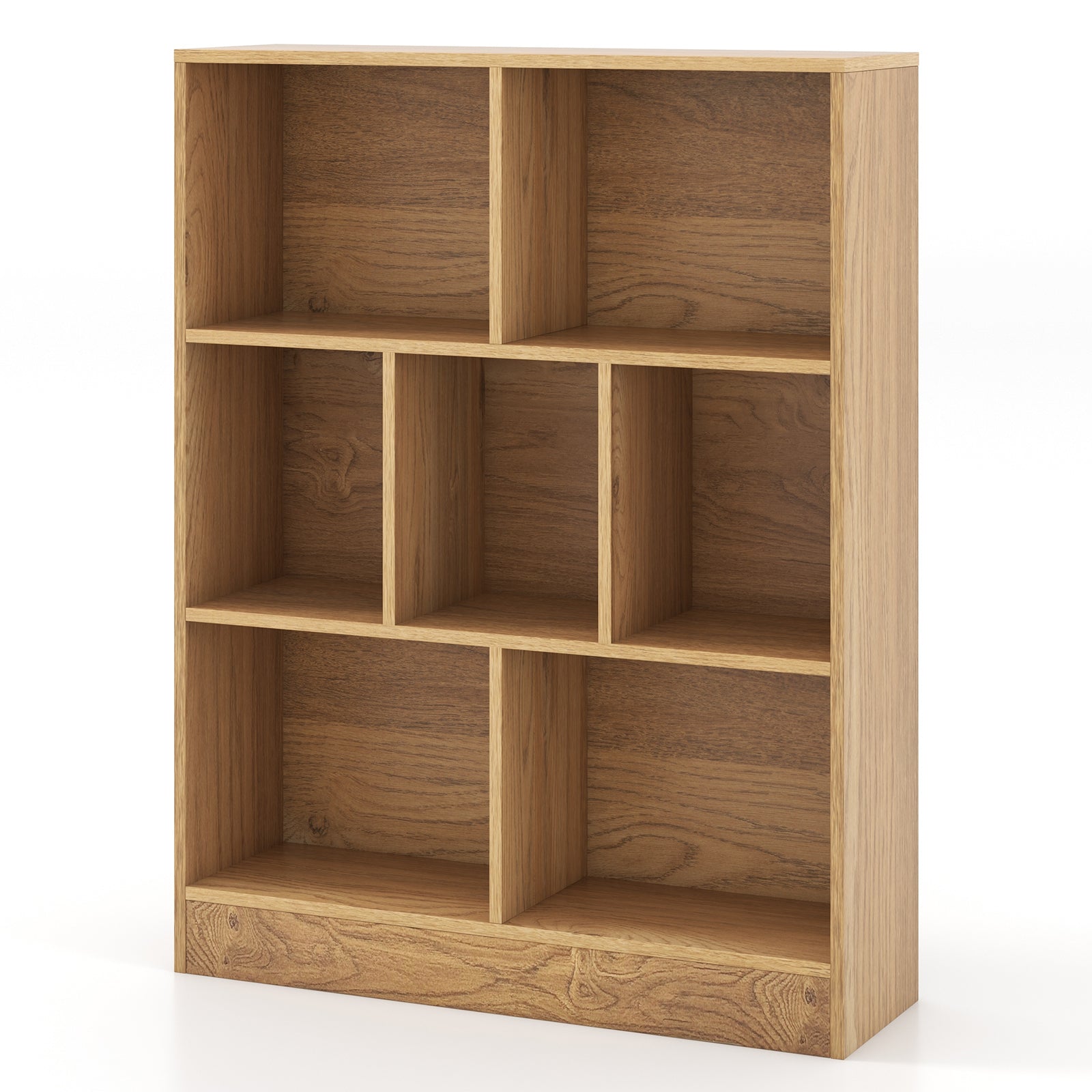 7-Section Freestanding Bookshelf, Natural Kids Storage Natural at Gallery Canada