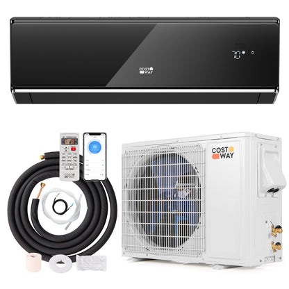 12000 BTU 22 SEER2 208-230V Wifi Mini Split AC Heater, Black Mini Split Air Conditioners at Gallery Canada
