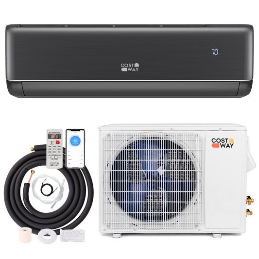 Energy Star Certified 24000 BTU 21 SEER2 208-230V Mini Split Air Conditioner and Heater Gray Wifi Enabled, Gray Mini Split Air Conditioners Gray at Gallery Canada