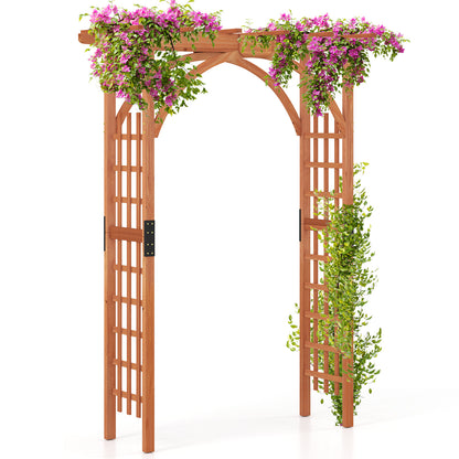 Garden Archway Trellis For Climbing Plants, Brown Outdoor Decor Brown at Gallery Canada