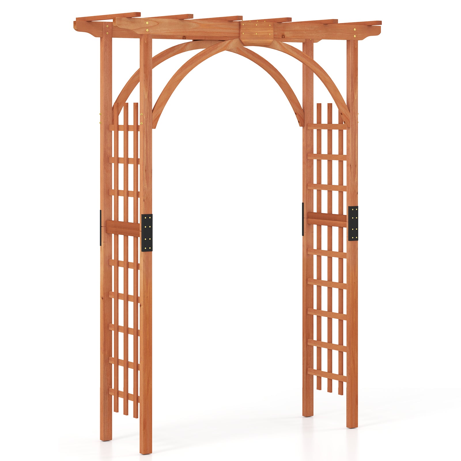 Garden Archway Trellis For Climbing Plants, Brown Outdoor Decor at Gallery Canada