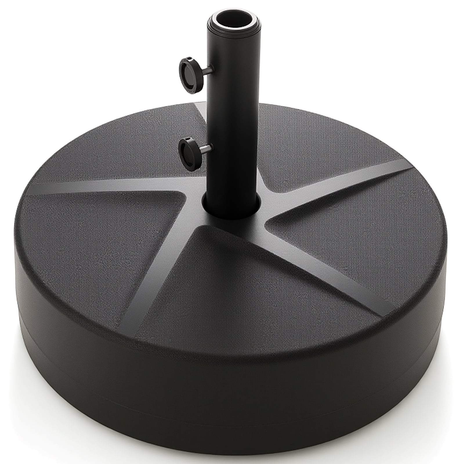 Patio Umbrella Base, 88LBS Capacity, Water And Sand Fillable, Black Outdoor Umbrella Bases at Gallery Canada
