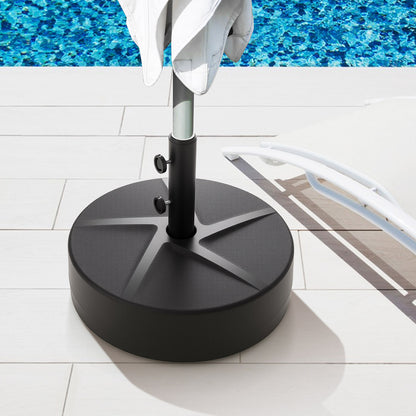 Patio Umbrella Base, 88LBS Capacity, Water And Sand Fillable, Black Outdoor Umbrella Bases at Gallery Canada