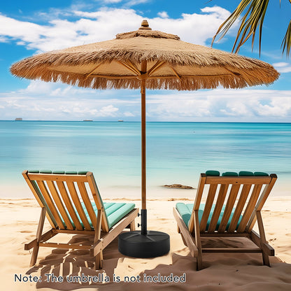 Patio Umbrella Base, 88LBS Capacity, Water And Sand Fillable, Black Outdoor Umbrella Bases at Gallery Canada
