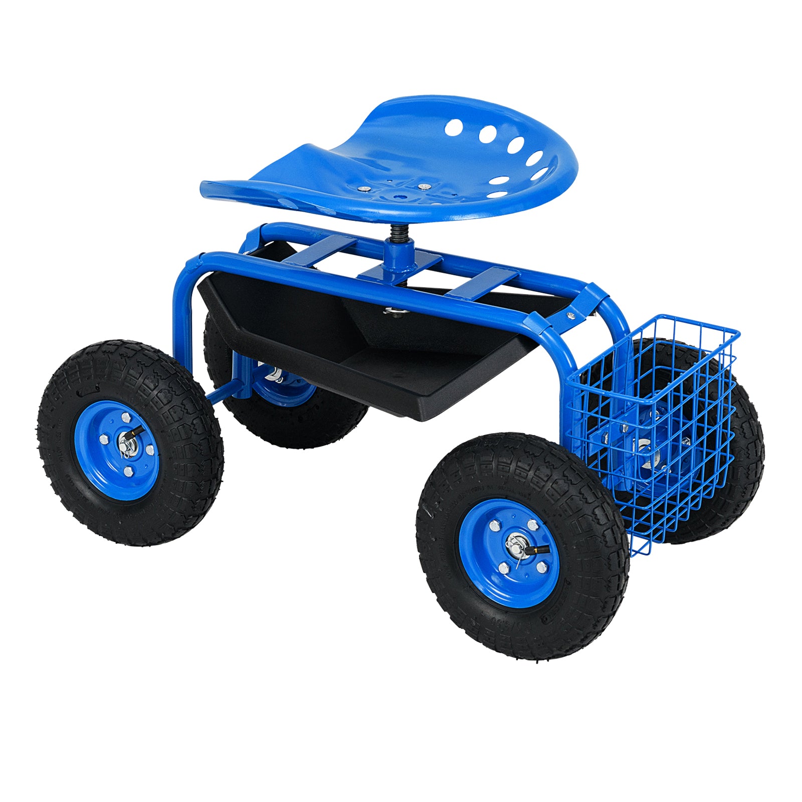 Garden Cart with Heavy Duty Tool Tray, Blue Garden Carts at Gallery Canada